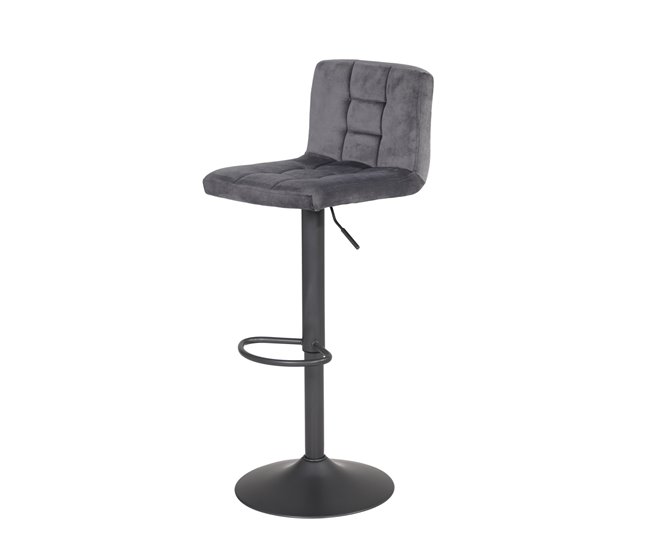 Conforama Pack De 2 Unidades Taburete Ajustable VELVET Gris