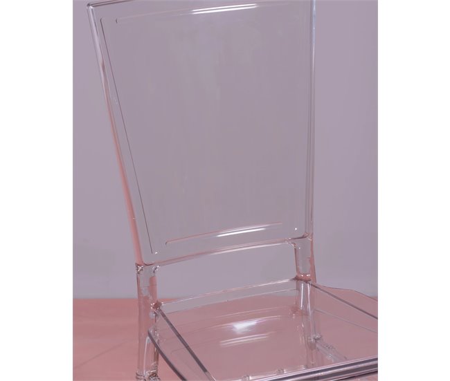Conforama Pack De 4 Sillas De Diseño Transparentes - Ghost