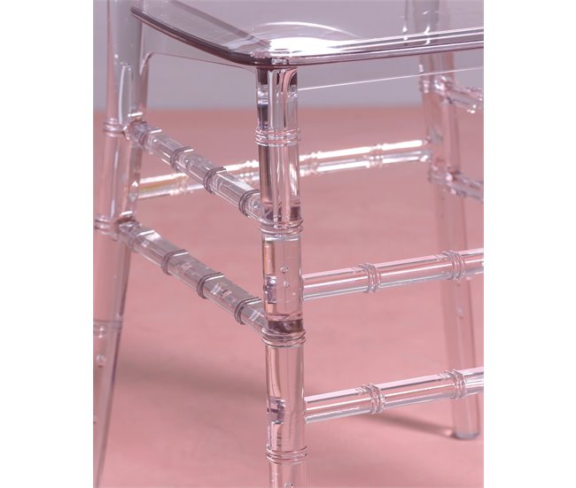 Conforama Pack De 4 Sillas En Plástico Transparentes - Ghost