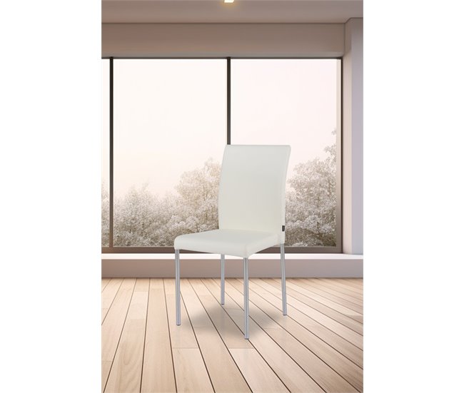 Conforama Pack De 4 Unidades Silla De Cocina ELEGANCE Blanca
