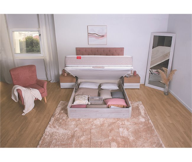 Conforama Pack SALERMO Colchón Adaptex 150x190cm Y Canapé Glaciar PIKOLÍN