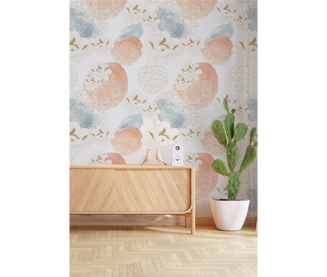 Conforama Papel Pintado Beauty Beauty - Multicolor - 1 Rollo 55 X 300 Cm