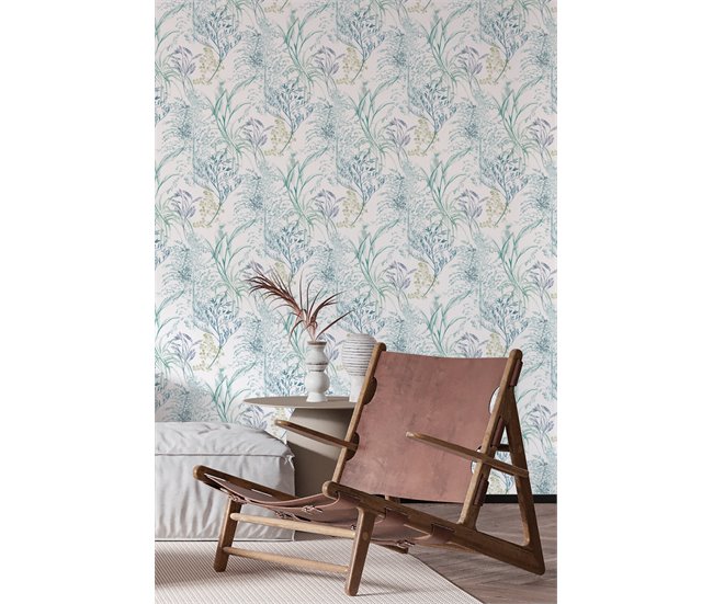 Conforama Papel Pintado Branch Branch - Azul - 1 Rollo 55 X 300 Cm