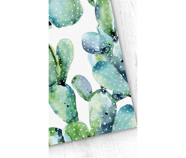 Conforama Papel pintado Cereus Cereus - Verde - 1 rollo 55 x 300 cm