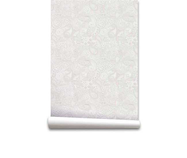 Conforama Papel pintado Cocoon Cocoon - Beige - 1 rollo 55 x 300 cm