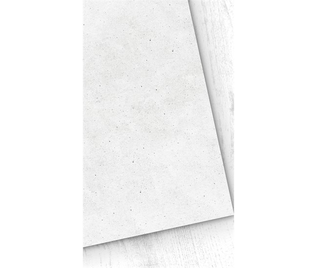 Conforama Papel pintado Concrete Concrete - Blanco - 1 rollo 55 x 300 cm