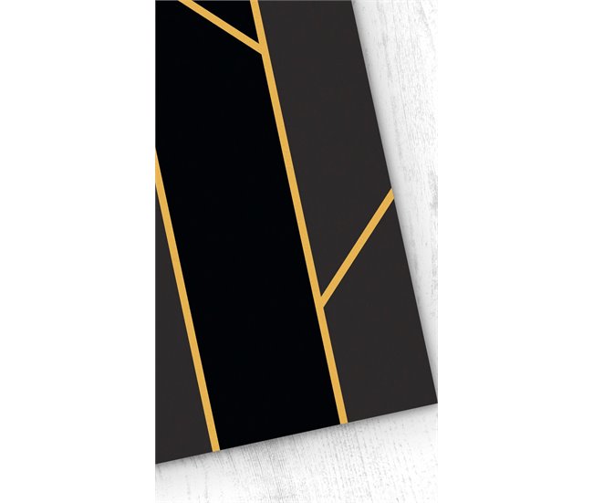 Conforama Papel pintado Deco Deco - Negro - 1 rollo 55 x 300 cm