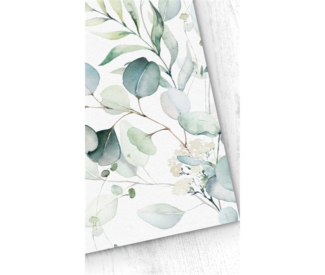 Conforama Papel Pintado Eucalipto Eucalipto - Verde - 1 Rollo 55 X 300 Cm