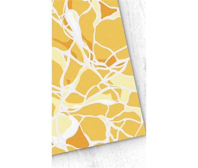 Conforama Papel pintado Foam Foam - Amarillo - 1 rollo 55 x 300 cm