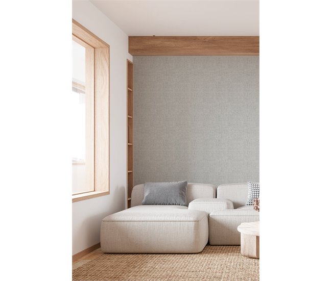 Conforama Papel Pintado Fog Fog - Gris - 1 Rollo 55 X 300 Cm