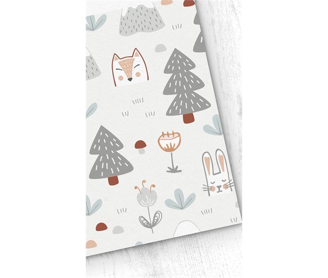 Conforama Papel pintado Infantil Animales del Bosque AnimalesdelBosque - Beige - 1 rollo 55 x 300 cm