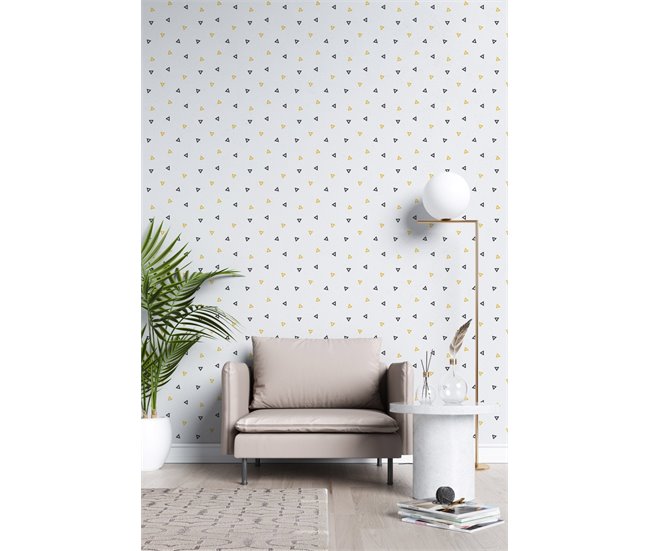 Conforama Papel Pintado Infantil Delta Delta - Blanco - 1 Rollo 55 X 300 Cm