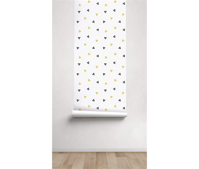 Conforama Papel Pintado Infantil Delta Delta - Blanco - 1 Rollo 55 X 300 Cm