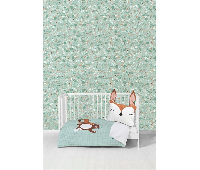 Conforama Papel Pintado Infantil Encanto Encanto - Verde - 1 Rollo 55 X 300 Cm