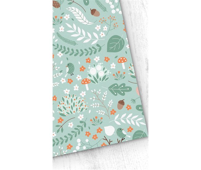 Conforama Papel pintado Infantil Encanto Encanto - Verde - 1 rollo 55 x 300 cm
