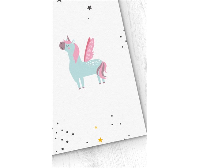 Conforama Papel pintado Infantil Hadas Hadas - Multicolor - 1 rollo 55 x 300 cm