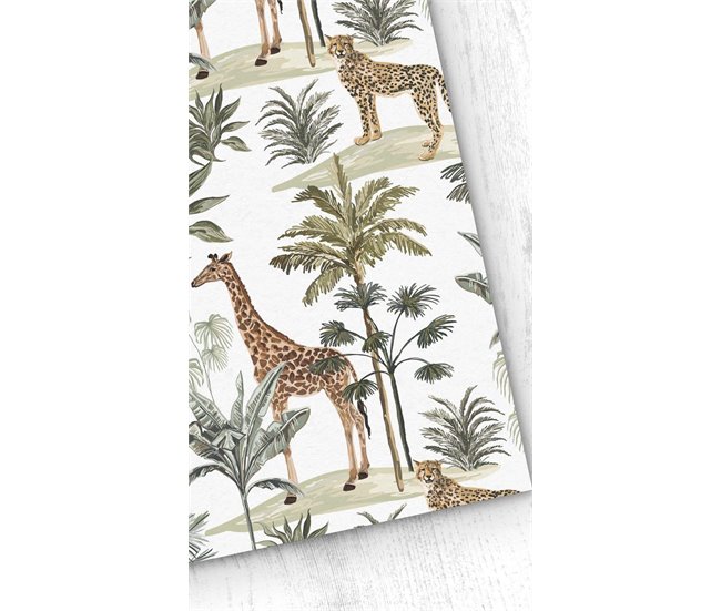 Conforama Papel Pintado Infantil Selva Selva - Multicolor - 1 Rollo 55 X 300 Cm