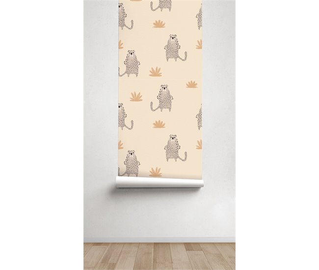 Conforama Papel Pintado Infantil Smelly Cat SmellyCat - Beige - 1 Rollo 55 X 300 Cm