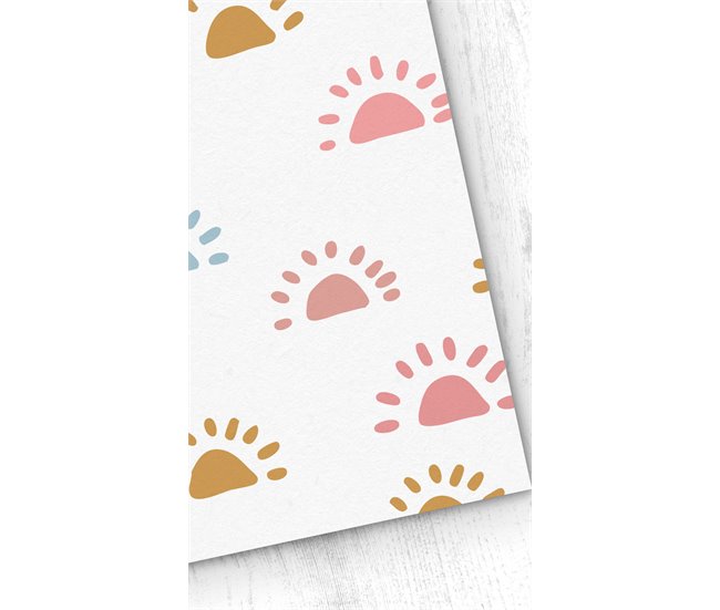 Conforama Papel pintado Infantil Soletes Soletes - Multicolor - 1 rollo 55 x 300 cm