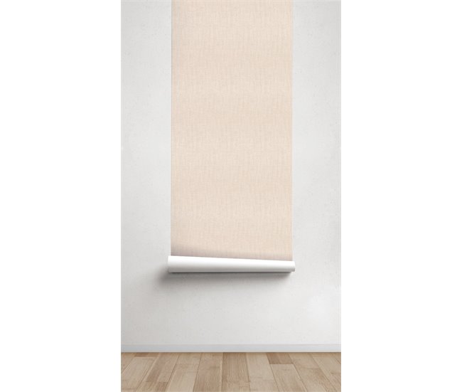Conforama Papel Pintado Linen Linen - Beige - 1 Rollo 55 X 300 Cm