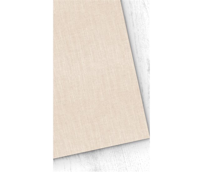 Conforama Papel pintado Linen Linen - Beige - 1 rollo 55 x 300 cm