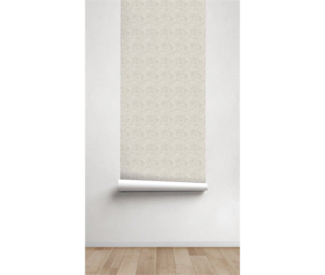Conforama Papel Pintado Net Net - Gris - 1 Rollo 55 X 300 Cm