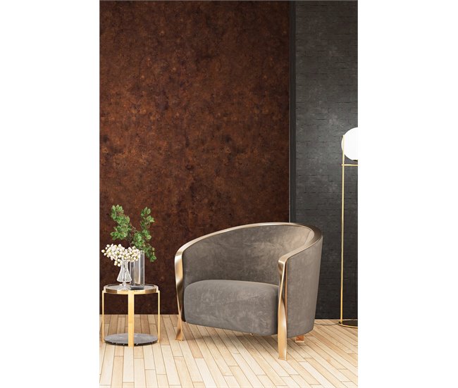 Conforama Papel Pintado Oxid Oxid - Marron - 1 Rollo 55 X 300 Cm