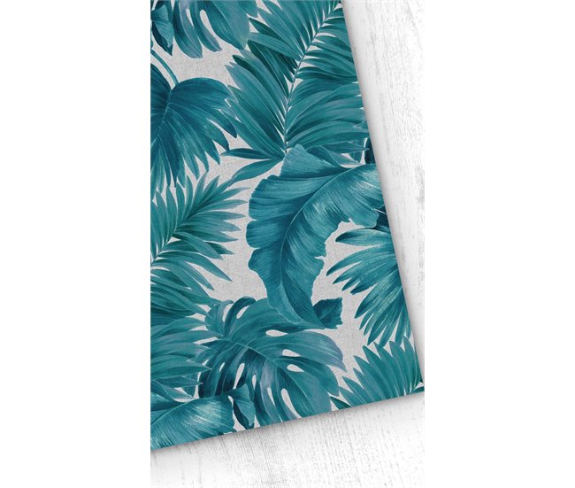 Conforama Papel pintado Palmeiras Palmeiras - Azul - 1 rollo 55 x 300 cm