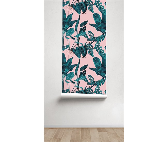 Conforama Papel Pintado Palmy Palmy - Verde - 1 Rollo 55 X 300 Cm