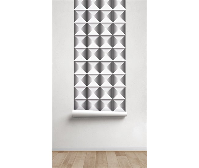 Conforama Papel Pintado Prisma Prisma - Negro - 1 Rollo 55 X 300 Cm