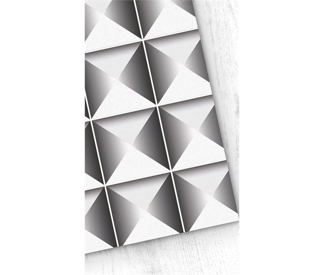 Conforama Papel pintado Prisma Prisma - Negro - 1 rollo 55 x 300 cm