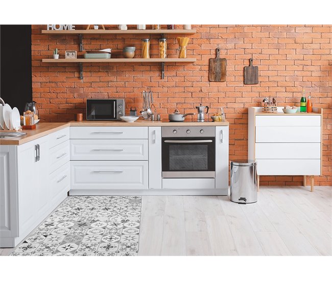 Conforama Papel Pintado Red Brick Redbrick - Rojo - 1 Rollo 55 X 300 Cm
