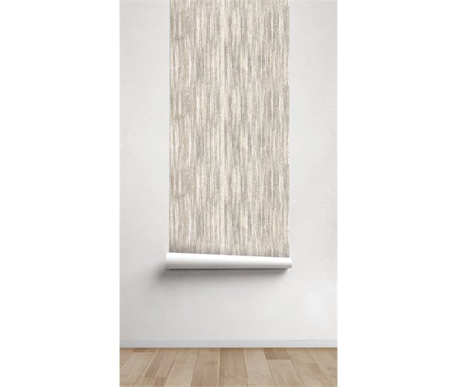 Conforama Papel Pintado Rope Rope - Beige - 1 Rollo 55 X 300 Cm