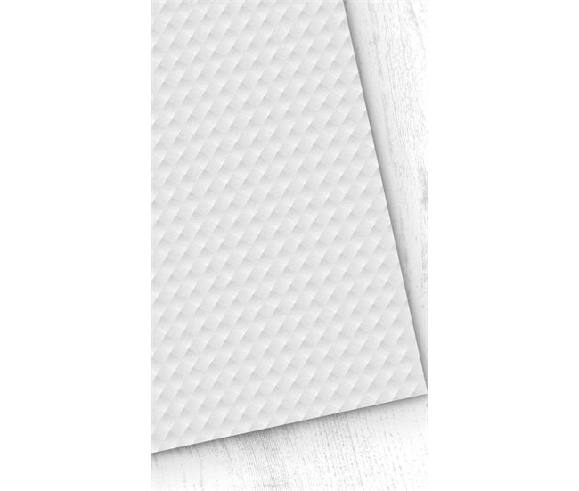 Conforama Papel pintado Square Square - Blanco - 1 rollo 55 x 300 cm