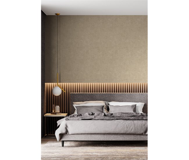 Conforama Papel Pintado Stone Stone - Beige - 1 Rollo 55 X 300 Cm