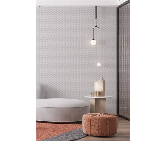 Conforama Papel Pintado Trianon Trianon - Blanco - 1 Rollo 55 X 300 Cm