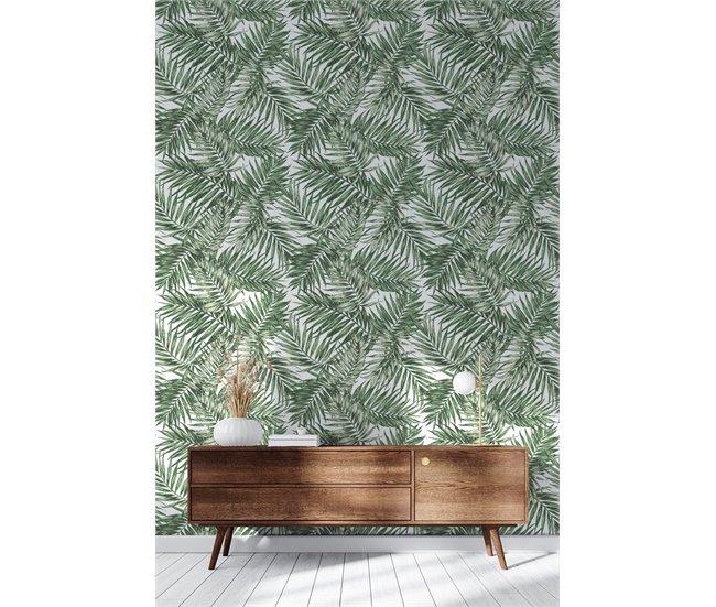 Conforama Papel Pintado Tropical Tropical - Verde - 1 Rollo 55 X 300 Cm