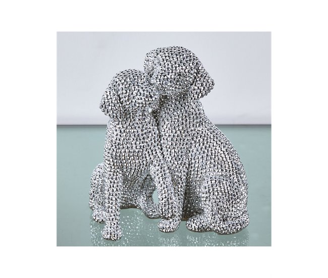 Conforama Pareja Presume De Casa Electroplatin20*21*12.5plateadoresina