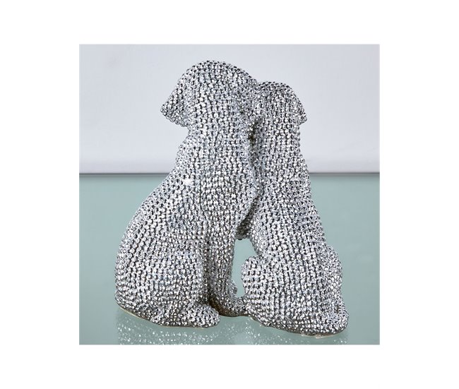 Conforama Pareja Presume De Casa Electroplatin20*21*12.5plateadoresina