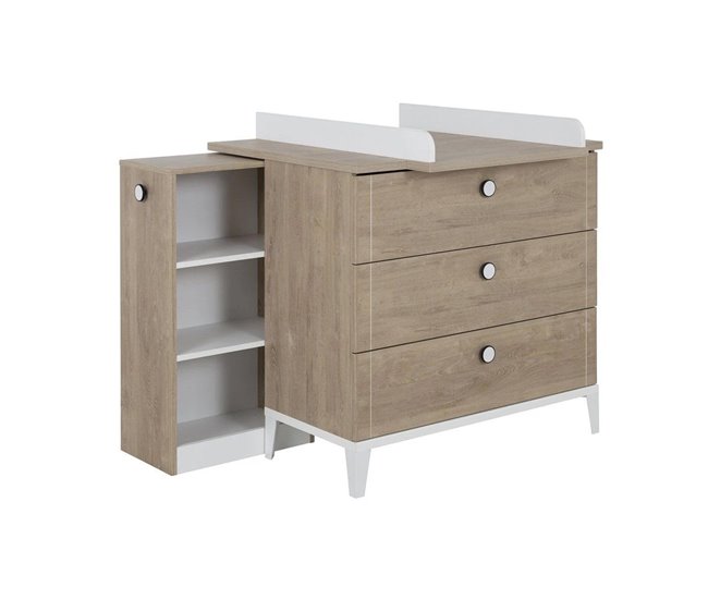 Conforama Pequeña Biblioteca Móvil Marcel - Fabricación Francesa