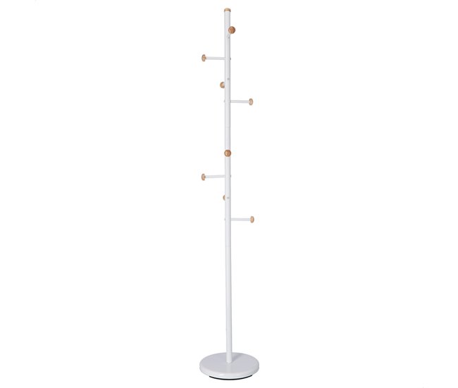 Conforama Perchero Lis Metálico Con 6 Perchas Y 2 Ganchos Cada Una 28 5x28 5x171 Cm