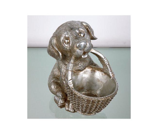 Conforama Perro Presume De Casa Boca20*19*13doradoresina