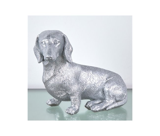 Conforama Perro Presume De Casa Brillante26.5*22*16plata Brillanteresina