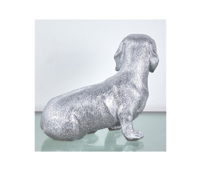 Conforama Perro Presume De Casa Brillante26.5*22*16plata Brillanteresina