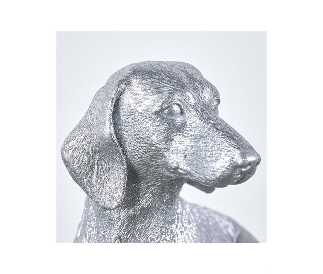 Conforama Perro Presume De Casa Brillante26.5*22*16plata Brillanteresina