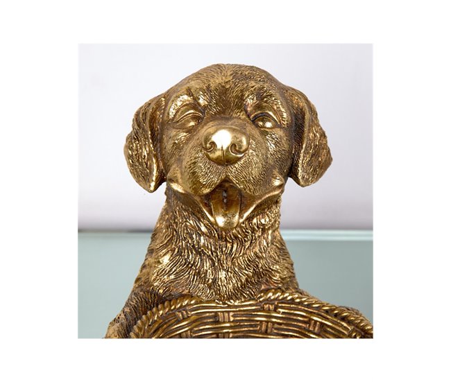 Conforama Perro Presume De Casa Patas21*19*17doradoresina