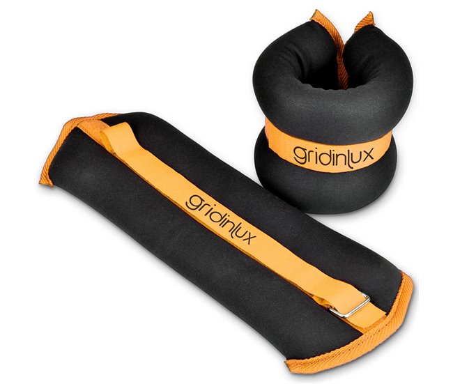 Conforama Pesas Lastradas para Tobillo y Muñeca 3KG Correa Ajustable Gridinlux