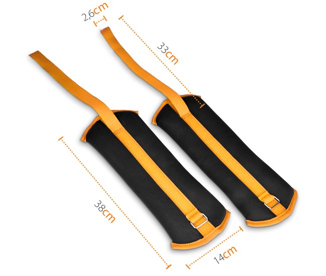 Conforama Pesas Lastradas Para Tobillo Y Muñeca 4KG Correa Ajustable Gridinlux