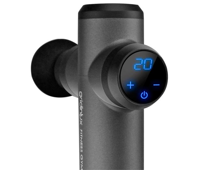 Conforama Pistola Masaje Muscular Masajeador GUN 265 Profesional 20 Modos Gridinlux