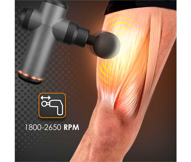 Conforama Pistola Masaje Muscular Masajeador GUN 265 Profesional 20 Modos Gridinlux